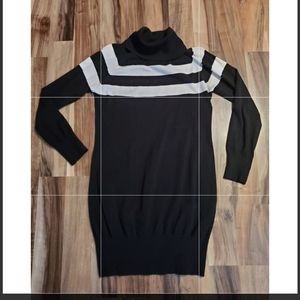 Turtleneck sweater dress